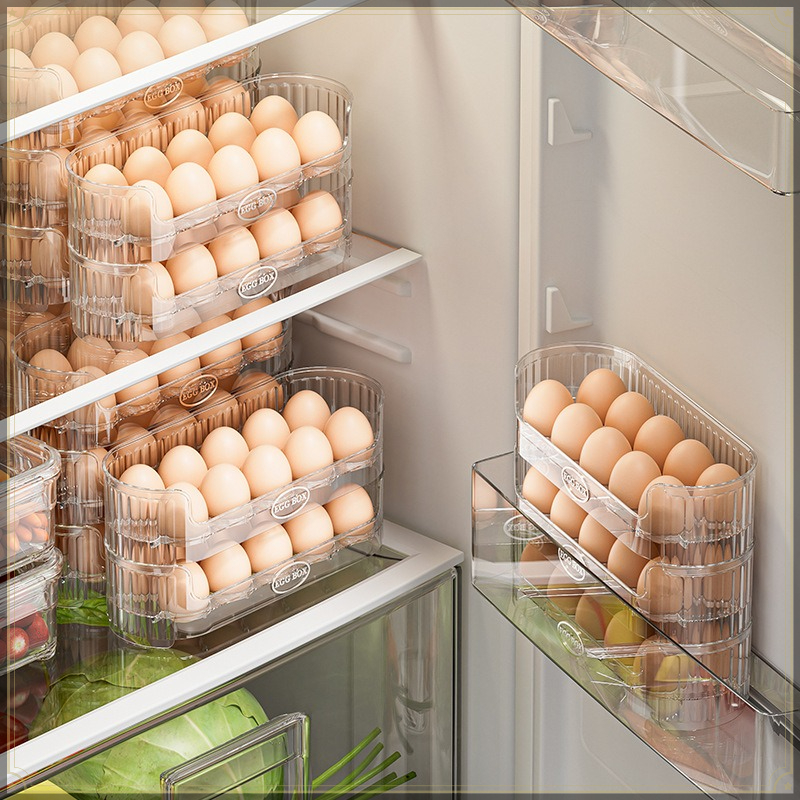 Pet Supplies Stores - Stackable Egg Storage Box Multi Layer