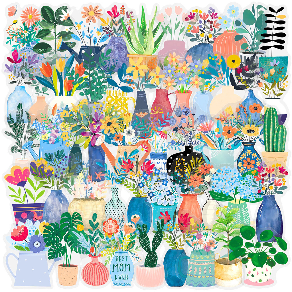 Pet Supplies In Store - 50 Pcs Nordic Style Cartoon Transparent