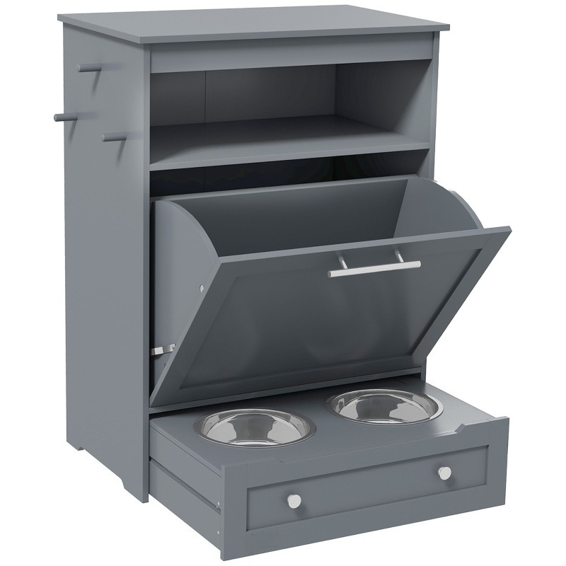 Pet Supplies For Dogs - Pet Feeder Station, Storage Cabinet Dog