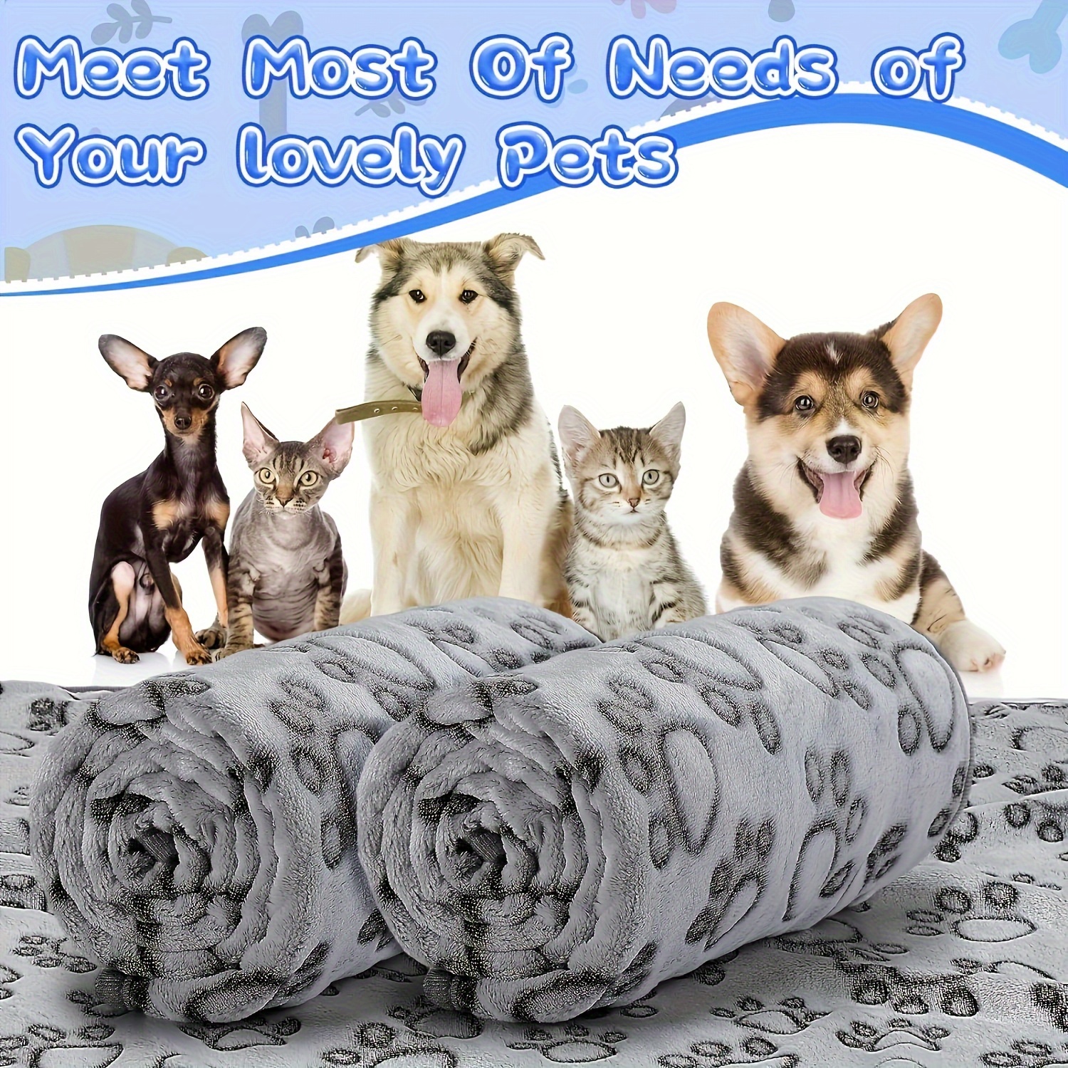 Soft Fluffy Pet Blanket Cute C – Pet Supplies For Dogs recenzja i cena
