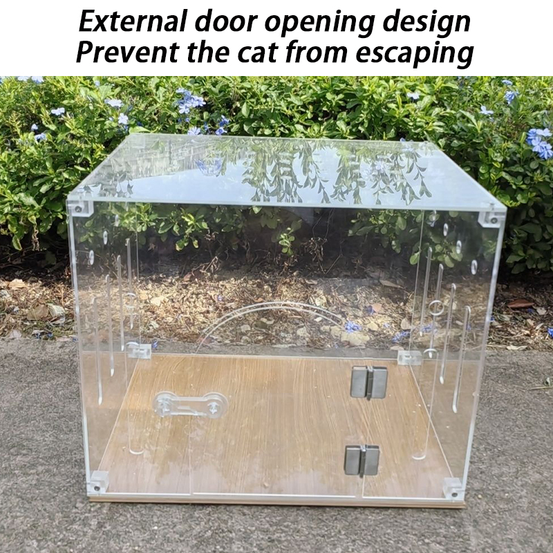 Transparent Acrylic Cat Cage I – Pet Supplies In Store recenzja i cena