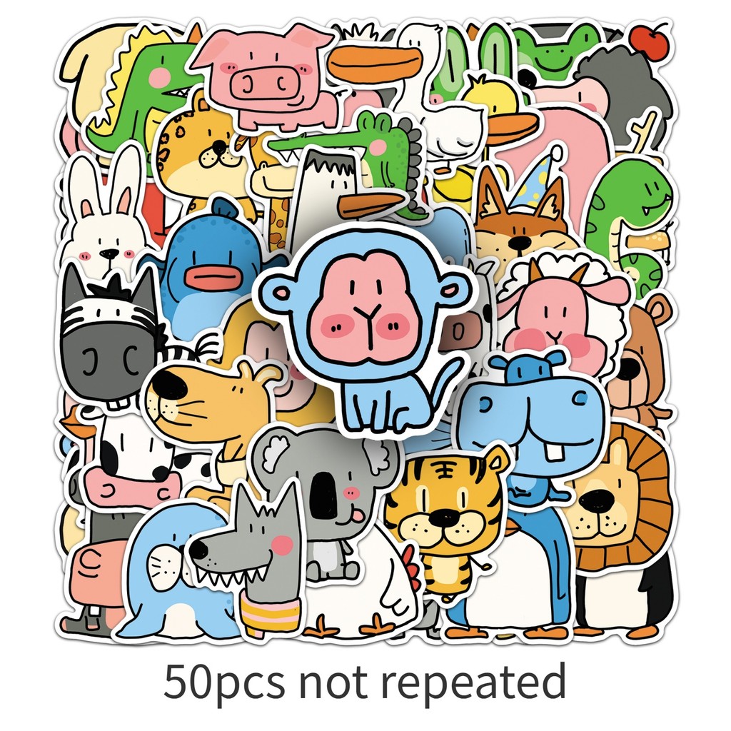 50Sheets Zoo Animal Stickers C – Pet Supplies In Store recenzja i cena
