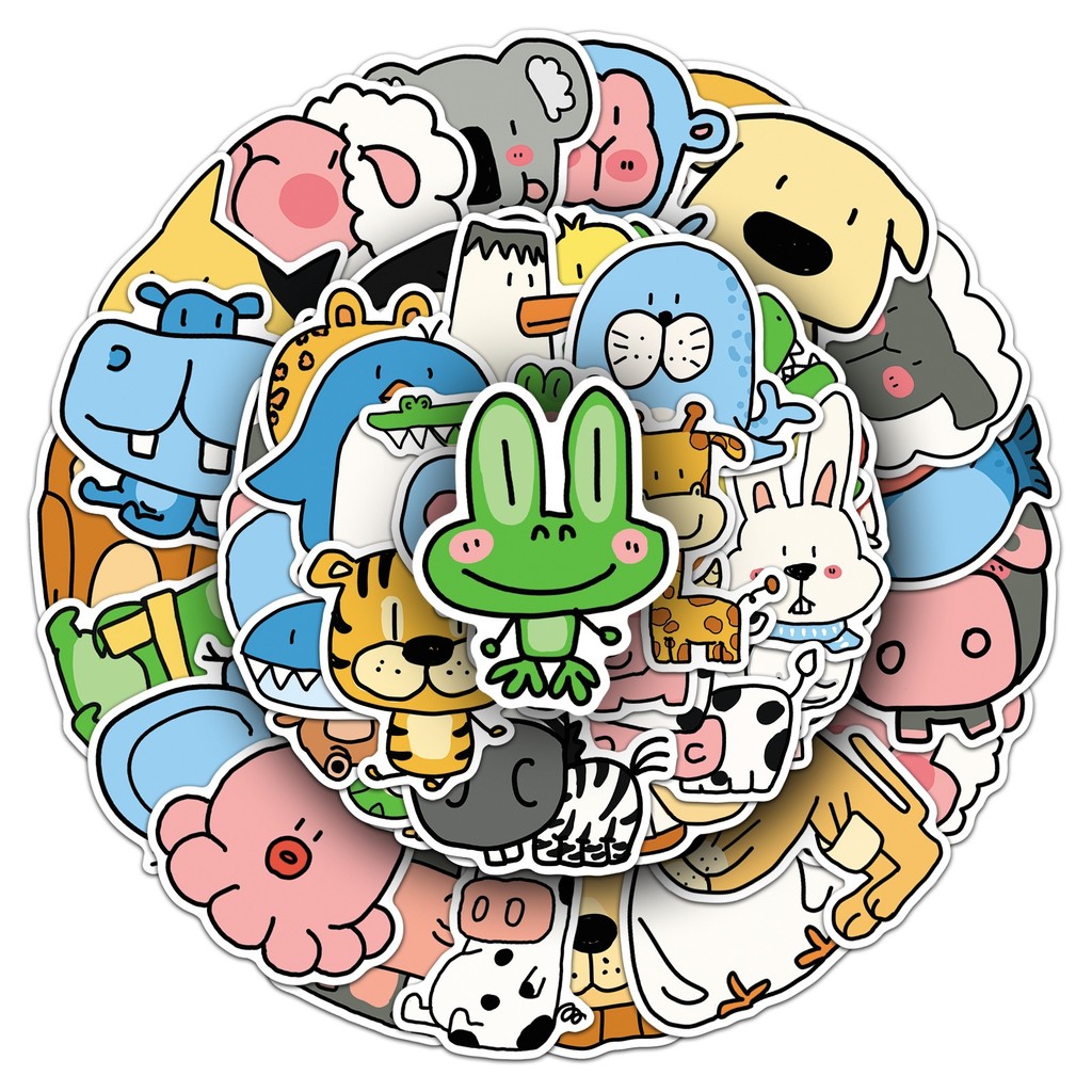50Sheets Zoo Animal Stickers C – Pet Supplies In Store recenzja i cena