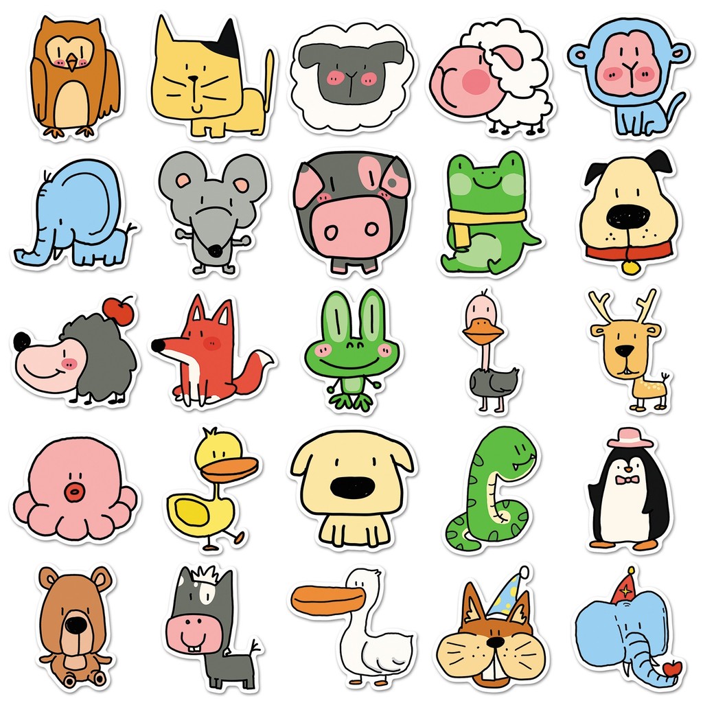 50Sheets Zoo Animal Stickers C – Pet Supplies In Store recenzja i cena