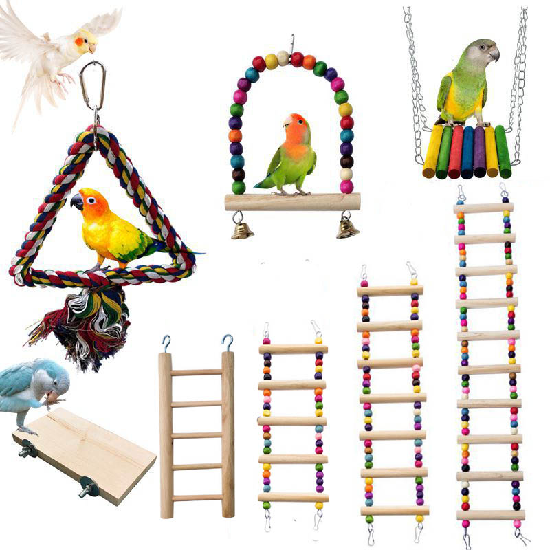 Wooden Bird Toys Small Parrot  – Pet Supplies Ringwood recenzja i cena