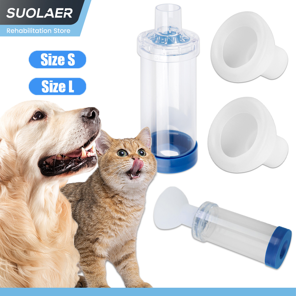 Inhaler Spacer 2 Size Masks fo – Pet Supplies For Dogs recenzja i cena