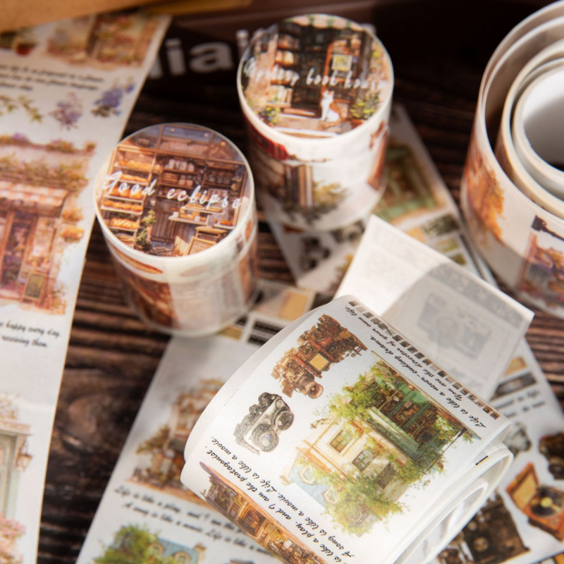 5x200cm Retro Food Shop Tape S – Pet Supplies Stores recenzja i cena